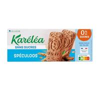 KARELEA - Biscuits speculoos sans sucres | Saveurs gourmandes et croquantes | Idéal pour les pauses sucrées | la boite de 250g | LOT DE 4