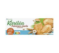 Karéléa - Palmiers dorés - Sans Sucre Ajouté - Sans Huile de Palme - 100 g - Lot de 6