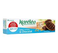 Karelea sablés 3 céréales Chocolat Noir - sans Sucre ajouté - 150 g