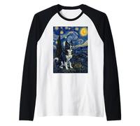 Karelian Bear Dog Van Gogh Nuit étoilée Manche Raglan