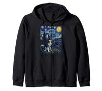 Karelian Bear Dog Van Gogh Nuit étoilée Sweat à Capuche