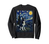 Karelian Bear Dog Van Gogh Nuit étoilée Sweatshirt