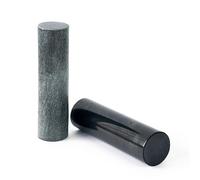 Karelian Heritage Véritables harmoniseurs de shungite | Tiges égyptiennes en shungite et stéatite | Véritables pierres de shungite de guérison cylindriques de pharaon pour yoga, méditation, équilibre des chakras Reiki, Shungite, Shungite