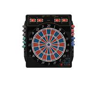 Karella Cible de fléchettes électronique CB-50 avec 27 Jeux et 159 Variantes de Jeu, Dimensions exactes du Tournoi en Version 2 Trous, Appareil Professionnel