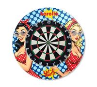 Karella Cible de fléchettes monobloc en polyuréthane, anneau de récupération de fléchettes, Playgirl, contour de fléchettes, anneau de protection, protection murale, champ de récupération pour