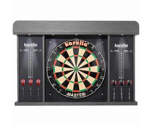 Karella Cible oaord de Cabinet Arena Fléchettes avec éclairage LED - (Livré sans)