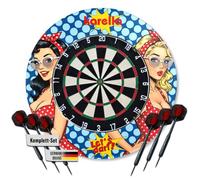Karella Dart Surround Playgirl Anneau de protection de cible de fléchettes 1 pièce Taille standard Diamètre intérieur 45 cm Anneau de protection murale Accessoires de fléchettes Style bande dessinée