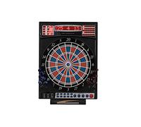 Karella Fléchettes automatiques Premium Silver, Technique sophistiquée, Cible électronique pour Tous Les Niveaux de compétence, avec 24 fléchettes Souples