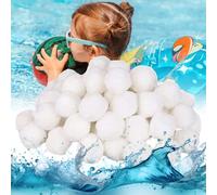 KARELLS Balles filtrantes de piscine, média filtrant en fibre écologique, balles de filtration de piscine, filtre écologique, 200 g équivalent à 5 kg de sable filtrant, pour piscine, aquarium