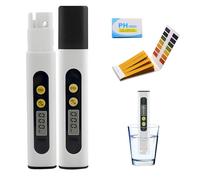 KARELLS TDS Testeur de Qualité de l'eau Digital Mètre, TDS Testeur Portable avec Ecran LCD 0-9990 PPM Plage de Mesure, pour l'industrie Domestique Hydrothérapie, Moniteur de la Qualité d'eau Potable