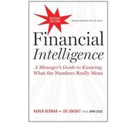 Karen Berman Joe Knight Financial Intelligence, Revised Edition (Relié)