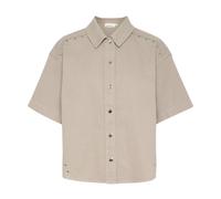 Karen by Simonsen - Chemise à Manches Courtes Flint Gray - Femme - Blouses et Chemises - Gris - Taille: 42 FR