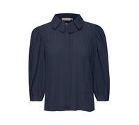 Karen by Simonsen, Femme, Blouses et Chemises, Noir, Taille: 38 FR Élégante chemise Black Iris noire avec manches bouffantes