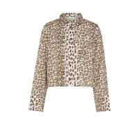 KAREN BY SIMONSEN Chemisier 'KBUlrike' beige / gris foncé / coquille d'oeuf, Taille M