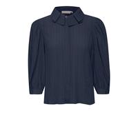 Karen by Simonsen, Femme, Blouses et Chemises, Noir, Taille: 36 FR Élégante chemise Black Iris noire avec manches bouffantes
