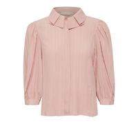 Karen by Simonsen, Femme, Blouses et Chemises, Rose, Taille: 36 FR Élégante Blouse Rose Dust avec Manches Bouffantes