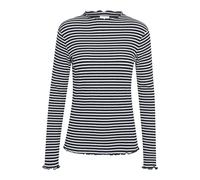 Karen by Simonsen, Femme, Tops, Multicolore, Taille: 34 FR Haut à Rayures à Manches Longues Ciel de Nuit