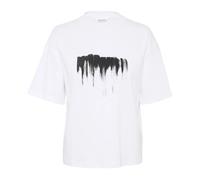 Karen by Simonsen, Femme, Tops, Blanc, Taille: 44 FR T-shirt Imprimé Graphique Bright White