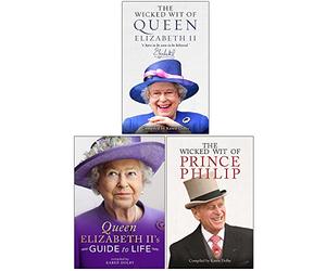 Karen Dolby Collection Coffret de 3 livres (Le méchant esprit de la reine Elizabeth II, Le méchant esprit du prince Philip, Le guide de la vie de la reine Elizabeth II)