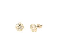 Karen Millen Boucles d'oreilles à tige en cristal pour femme, Laiton