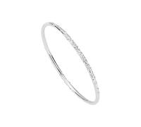 Karen Millen Bracelet jonc en cristal pour femme, 6.2cm, Laiton