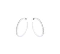 Karen Millen Grandes boucles d'oreilles créoles pour femmes, Laiton