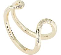 Karen Millen Karen Millen Gold Tone Crystal Sprinkle Loop Cuff Bracelet