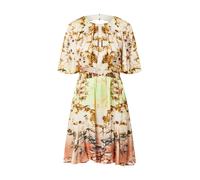 Karen Millen Robe beige / caramel / citron vert / homard, Taille 42