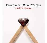 Karen O & Willie Nelson - Under Pressure [New 7" Vinyl] Blue, Colored Vinyl, Whi