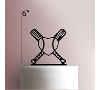 Karen's Cake Toppers Décoration de gâteau en acrylique Motif cœur Orange 20,3 cm