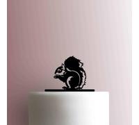 Karen's Cake Toppers Décoration de gâteau en acrylique Motif écureuil Violet 15,2 cm