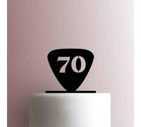 Karen's Cake Toppers Décoration de gâteau en acrylique Motif médiator Violet 20,3 cm de largeur