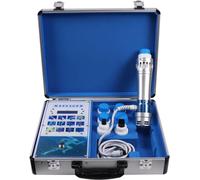 KARFRI Machine de thérapie par Ondes de Choc, système Portable de thérapie Physique de la Douleur par Ondes de Choc avec 6 têtes de Massage pour soulager la Douleur et la Relaxation