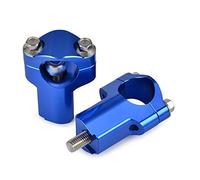 Karfri Pontets de Guidon de Moto 1 1/8 "Montage sur Pince de Riser de Guidon 28mm pontet Guidon (Color : Blue)