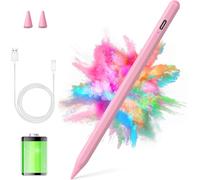 KARFUN Stylet Tablette Android, Stylet Tablette pour Charge Rapide, Fixation Magnétique, Compatible avec Samsung, Xiaomi et Lenovo Etc (Rose)