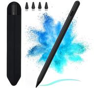 KARFUN Stylet Tablette pour Android/iPhone iOS, Neigungserkennung | Stylet Tablette pour Charge Rapide, Fixation Magnétique, Compatible avec Samsung/Huawei/vivo/Xiaomi et Lenovo Etc (Black)