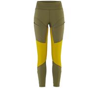 KARI TRAA Ane Hiking Tights - Femme - Vert / Jaune - taille S- modèle 2022