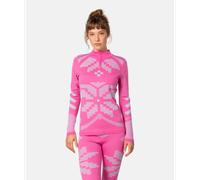 Kari Traa - Women's Faith Half Zip - Sous-vêtement mérinos - M - spink / bright pink