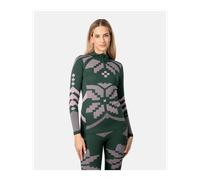 Kari Traa - Women's Faith Half Zip - Sous-vêtement mérinos - XL - thyme