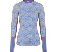 Kari Traa - Haut technique en laine de mérinos - Anna LS Sea pour Femme en Laine - Taille S - Bleu Bleu S