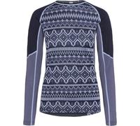 Kari Traa - Haut technique en laine de mérinos - Malia LS Dark Navy Blue pour Femme en Laine - Taille S Navy S