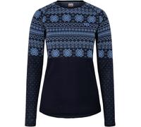 Kari Traa - Haut technique en laine de mérinos - Vilma LS Sea pour Femme en Laine - Taille M - Navy Navy M