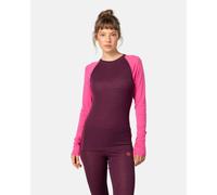 Kari Traa - Ensemble de sous-vêtements techniques en laine de mérinos - Kaia Set Wine pour Femme en Laine - Taille M - Bordeaux Bordeaux M
