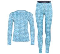 Kari Traa - Kid's Hennie Set - Sous-vêtement mérinos - 8 Years - ocean