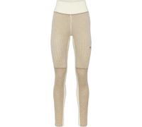 Kari Traa - Legging en laine de mérinos - Smekker High Waist Pants Mocha pour Femme en Laine - Taille L - Beige Beige L