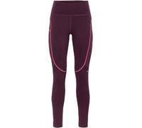 Kari Traa - Legging taille haute - Linnea Tights Wine pour Femme - Taille L - Bordeaux Bordeaux L