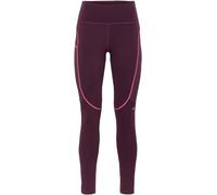 Kari Traa - Legging taille haute - Linnea Tights Wine pour Femme - Taille XS - Bordeaux Bordeaux XS