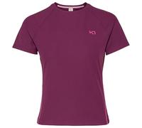 Kari Traa - Linnea Tee Shirt Wine - XS - Tee-shirt de trail