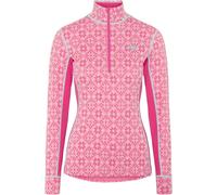 Kari Traa - Rose Half Zip - Sous-vêtement mérinos femme Bright Pink - M