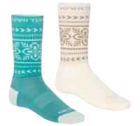 Kari Traa Puffin Sock 2PK 611465 LAG/BLUE LAGOON Vert 40-41 EU